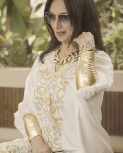 Off-White Gold Kaftan