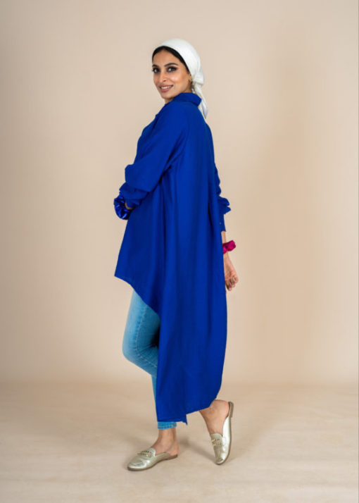 Linen High Low Chemise - Image 10