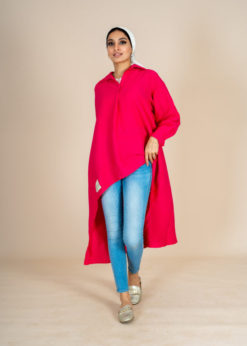 Linen High Low Chemise