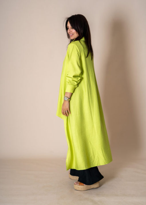 Linen High Low Chemise - Image 21