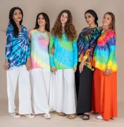 Tie-Dye Sleeves Top