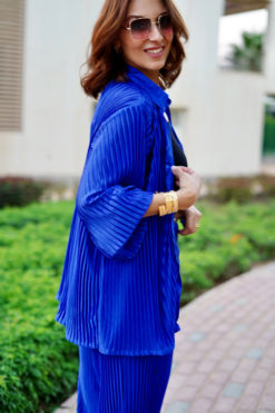 Pleated Satin  Set