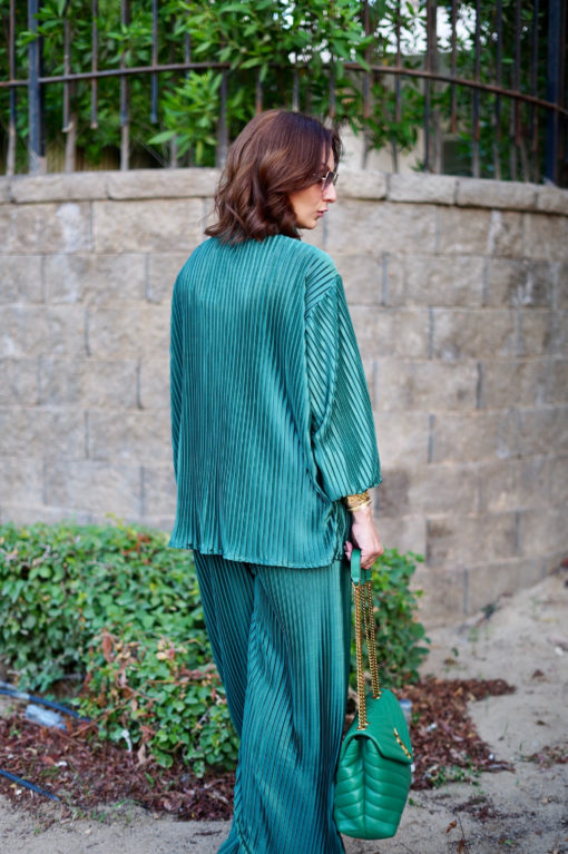Pleated Satin  Set - Image 9