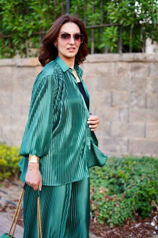 Pleated Satin  Set - Image 8