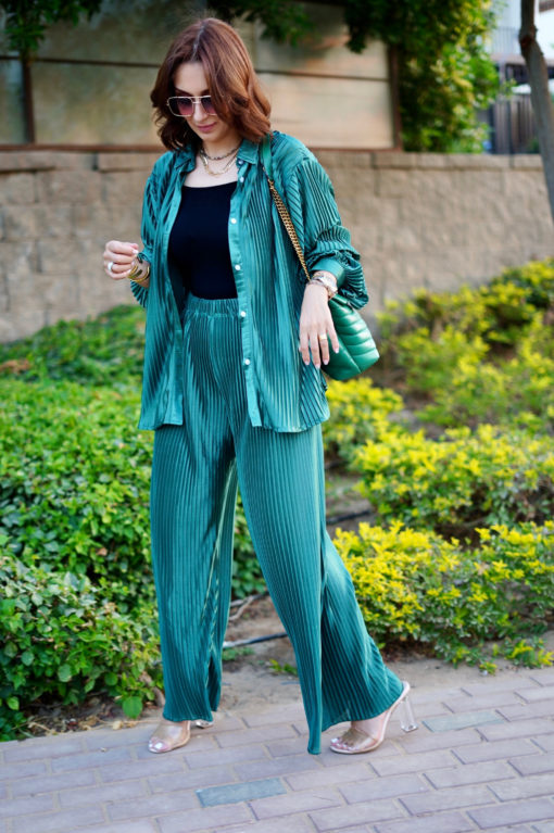 Pleated Satin  Set - Image 5