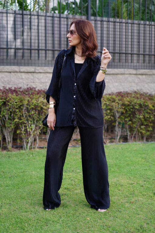 Pleated Satin  Set - Image 4