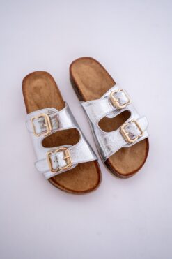 Summer Metallic Slippers