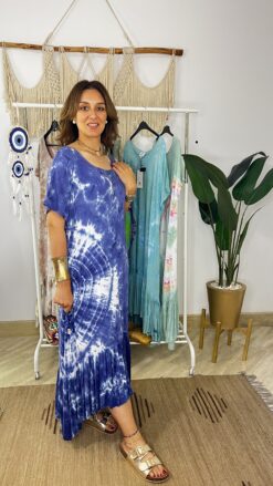 Tiedye Ruffle Half Sleeves