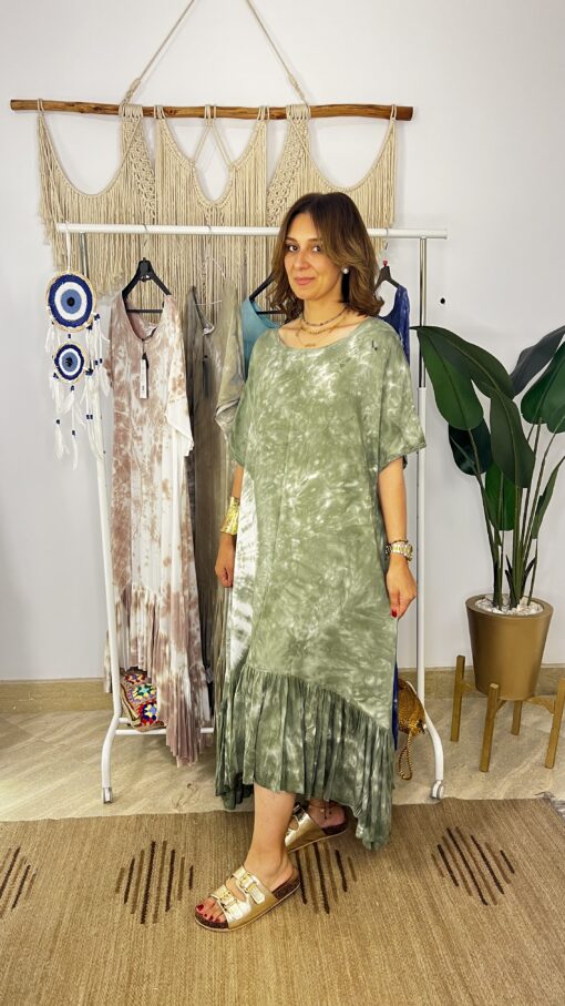 Tiedye Ruffle Half Sleeves - Image 13
