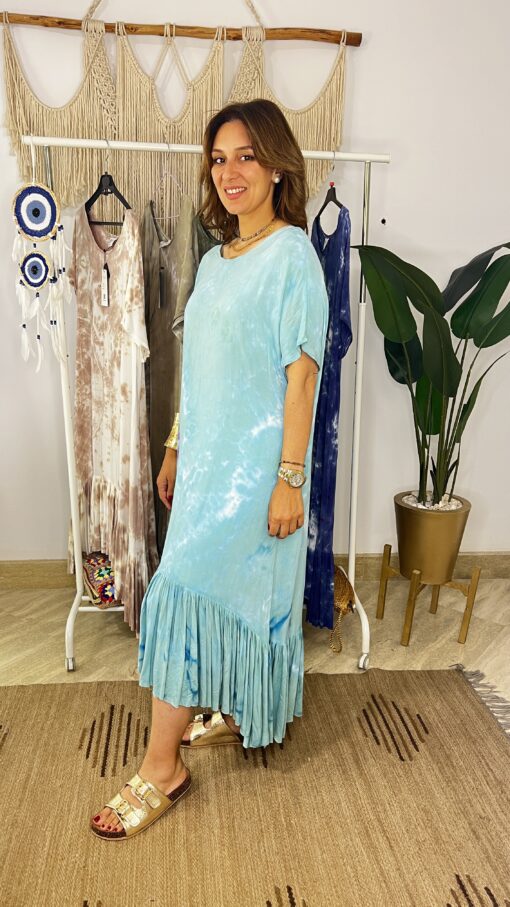 Tiedye Ruffle Half Sleeves - Image 12