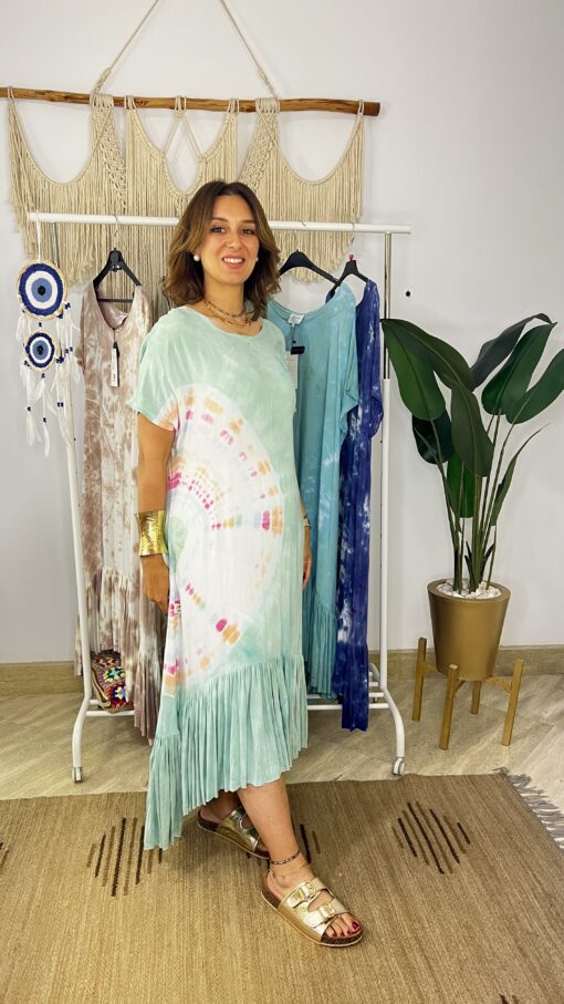 Tiedye Ruffle Half Sleeves - Image 10