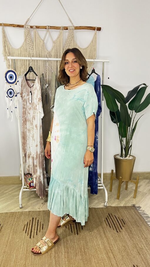 Tiedye Ruffle Half Sleeves - Image 9