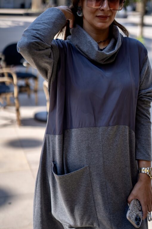 Grey Water Proof Dress - Image 4