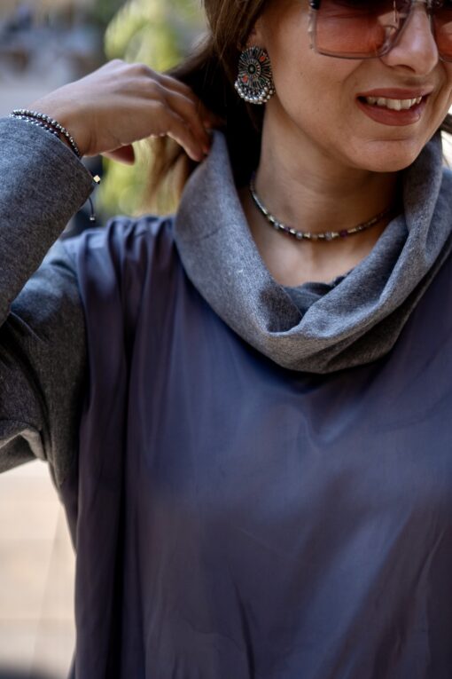 Grey Water Proof Dress - Image 3