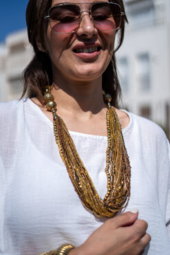 Indian Bronze Layers Necklace