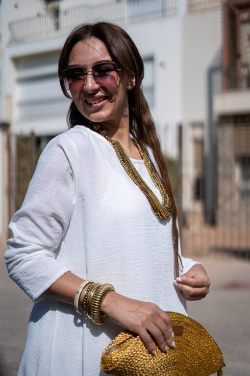 Indian Bronze Layers Necklace - Image 2