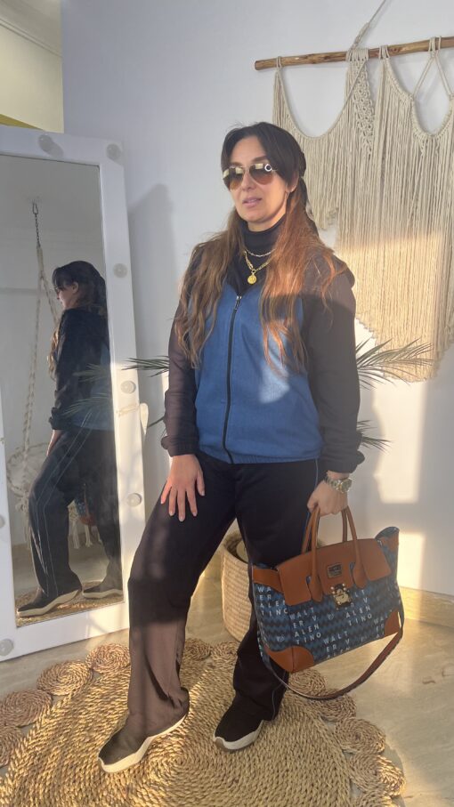 Denim Hoodie Set - Image 7