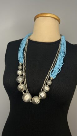 Indian Turqouise Multi Layer Necklace