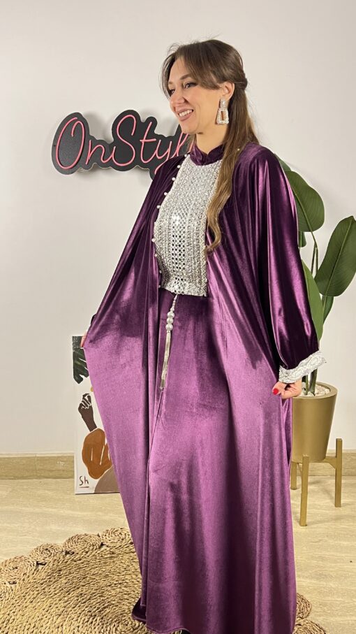 Royal Amethyst Kaftan - Image 3