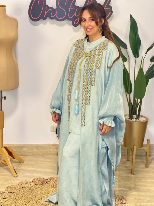 Minted Elegance Kaftan - Image 2