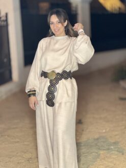 Elastic Wide Pants