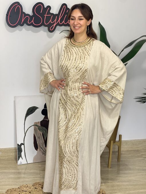 Pure Linen Kaftan - Image 2